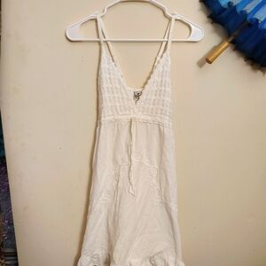 White girl hood dress